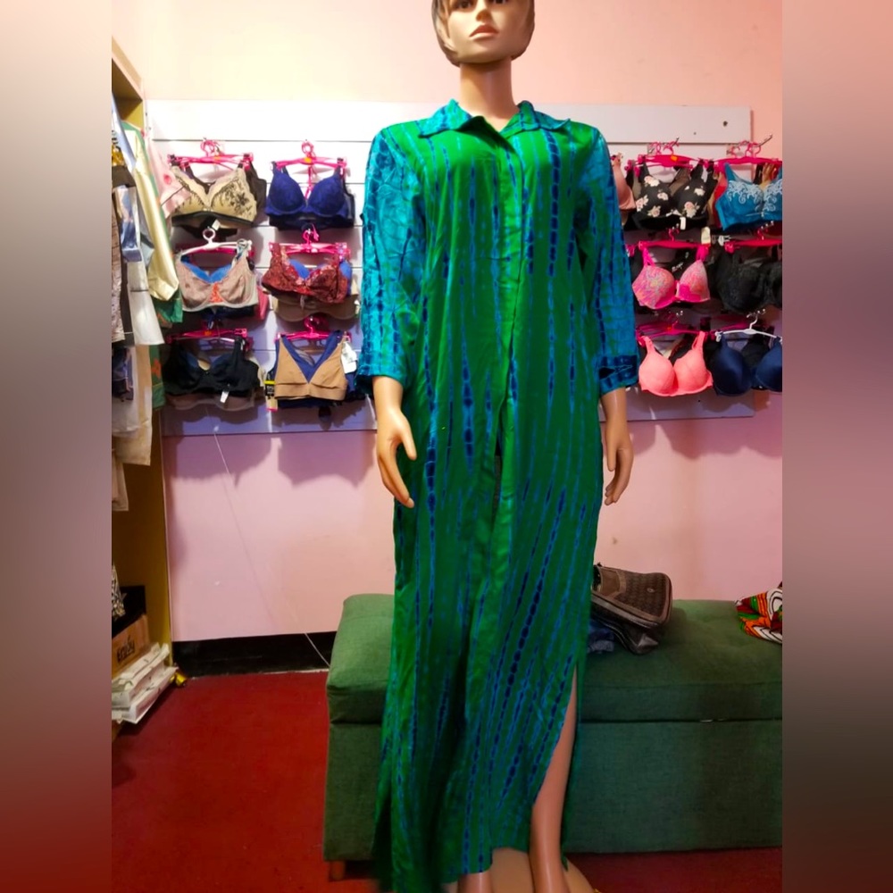 African print, comfortable dress.SOLD